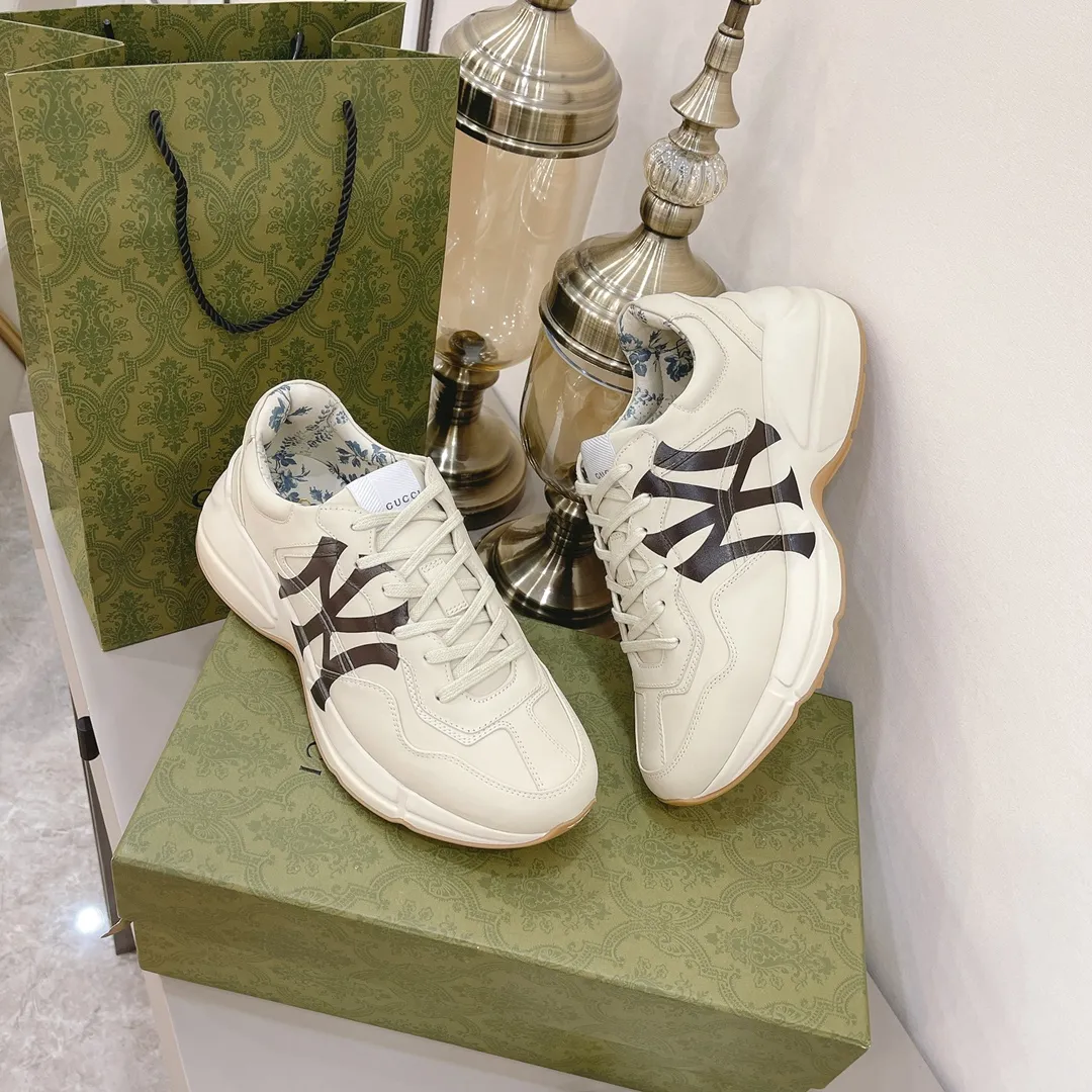 P700👟👟 The top version of GUCCI dad shoes, the latest upgraded version❗❗ The fabric is 100% consistent with the store. The whole series uses four leather styles. Each pattern, color and fabric are one-to-one consistent with the store. Women's size 35 36 37 38 39 40 Men's size 39 40 41 42 43 44 (women's size 34, men's size 45 can be customized)